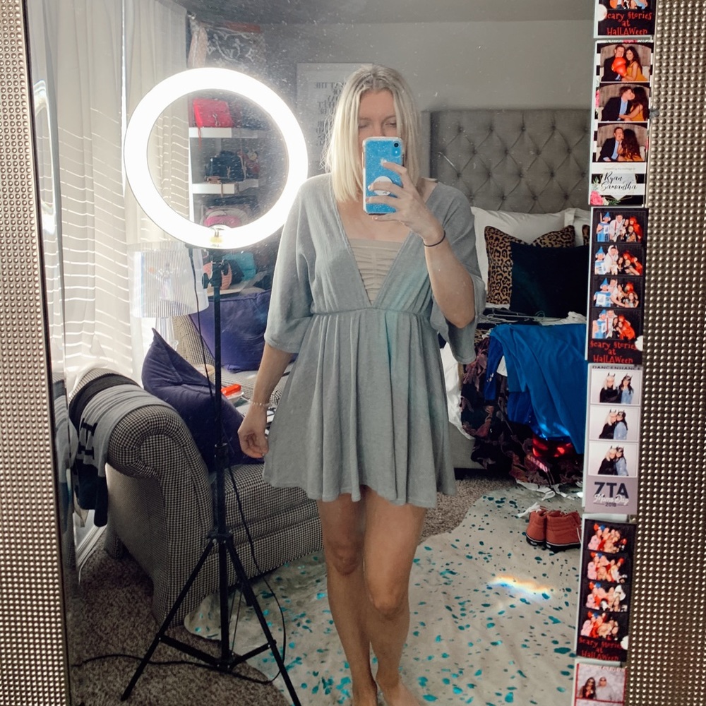 Gray dress
